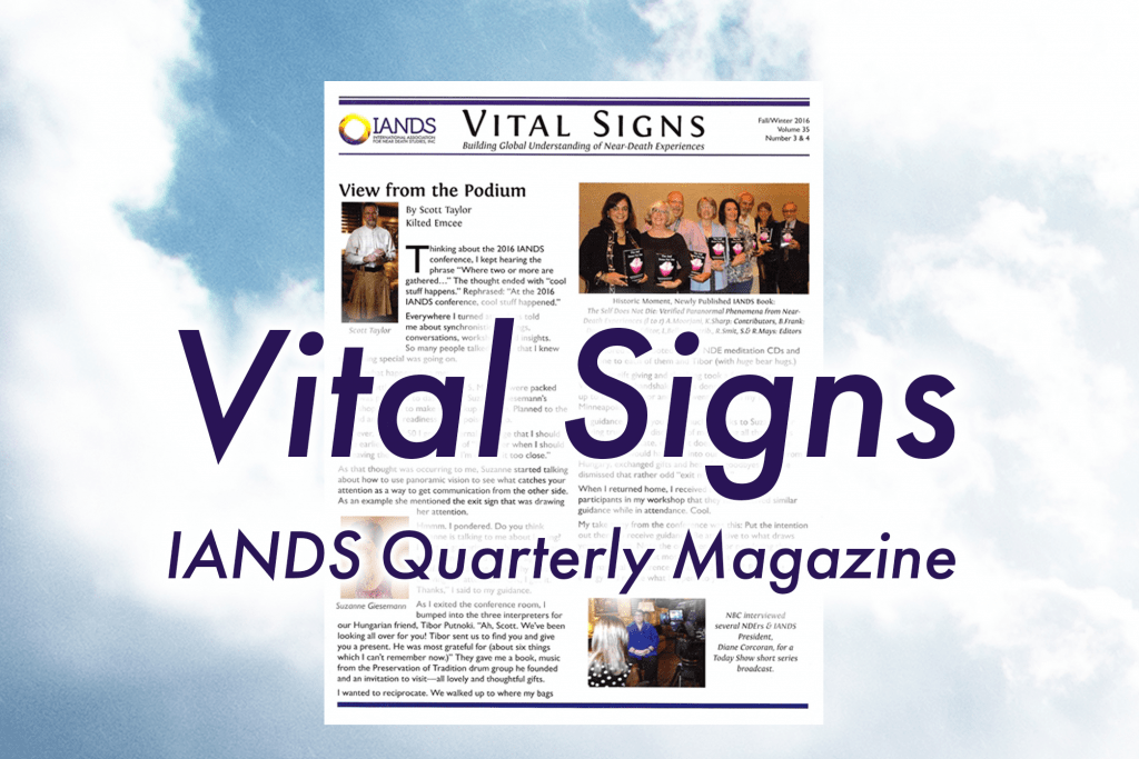 Vital Signs - IANDS Newsletter